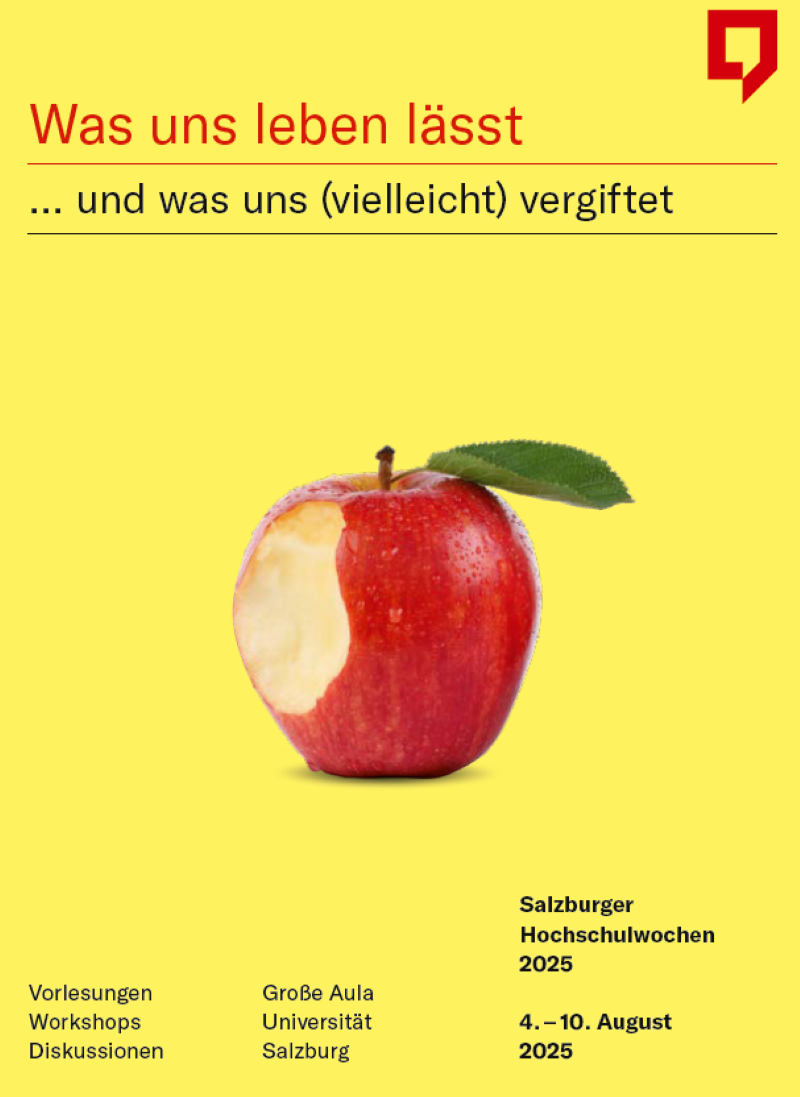 'Was uns leben lässt ... und was uns (vielleicht) vergiftet' - Thema der SHW 2025