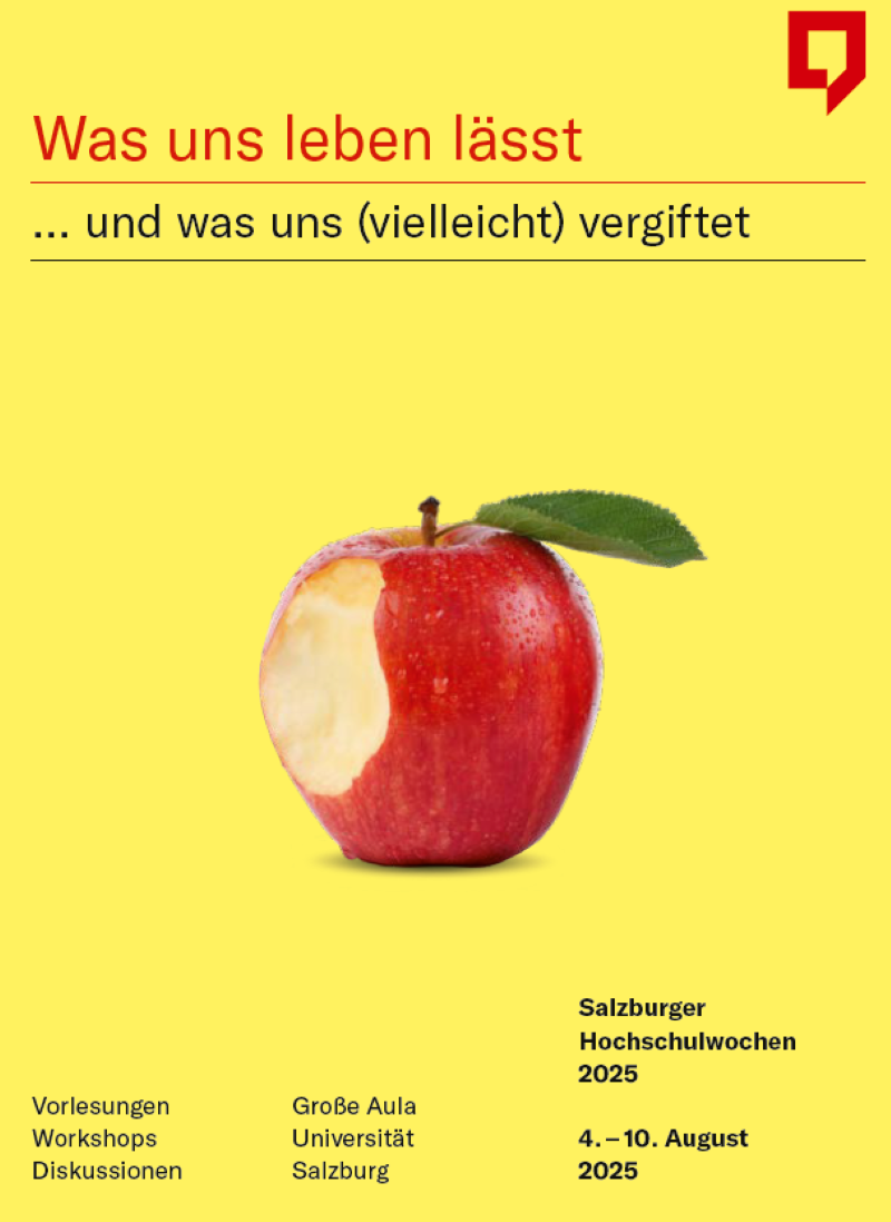 'Was uns leben lässt ... und was uns (vielleicht) vergiftet' - Thema der SHW 2025 'Was uns leben lässt ... und was uns (vielleicht) vergiftet' - Thema der SHW 2025